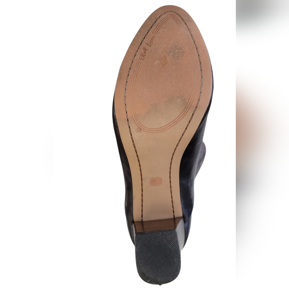 Elliott Lucca Dafne Ankle Booties Brown Leather & Suede, Block Heel, Women's 7.5 - Picture 10 of 12